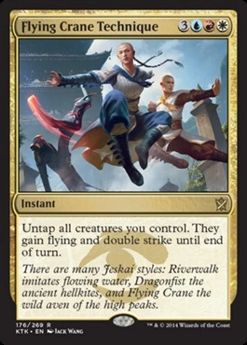 Flying Crane Technique - Foil ~ Near Mint Khans of Tarkir MTG Magic UltimateMTG  - Image 1 of 1