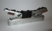 MEC Contact III Aluminum Buttplate Silver and Black # MEC-180