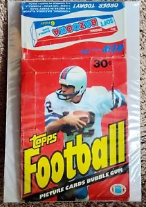 1981 Topps Football BOX & SINGLE WAX PACK (Unopened / Sealed) BAGGED & BOARDED - Picture 1 of 10