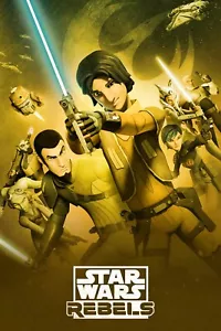 Star Wars Rebels Metallposter Ezra Bridger Kanan Jarrus 7x11 12x18 C4 - Bild 1 von 1