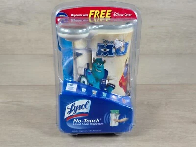 Lysol No-Touch Hand Soap Dispenser Disney Pixar Monsters University Cover New - Image 1 of 4