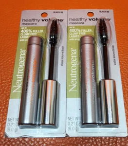 Neutrogena Healthy Volume Mascara Color Negro 02 Pestañas Sin Grupos Lote de 2 Nuevo - Imagen 1 de 6