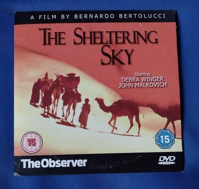 THE SHELTERING SKY (1990) DVD * BERNARDO BERTOLUCCI * OBSERVER NEWSPAPER PROMO * - Image 1 of 3