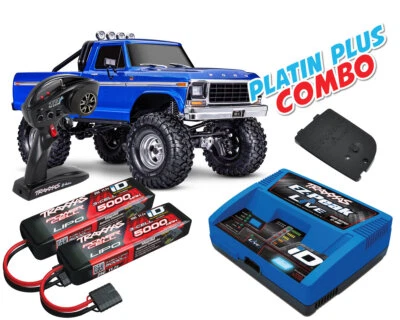 Traxxas Ford 1979 F-150 High Trail TRX-4 blau Platin Plus Combo TRX92046-4-BLUE- - Bild 1 von 4