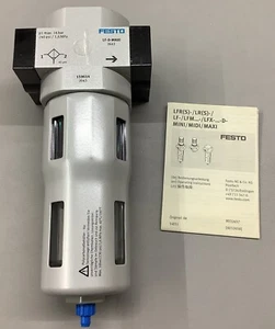 Festo 159614 LF-3/4-D-MAXI Pneumatic Air Pressure Filter (B344) - Picture 1 of 12