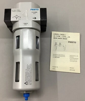 Festo 159614 LF-3/4-D-MAXI Pneumatic Air Pressure Filter (B344) - Image 1 of 4