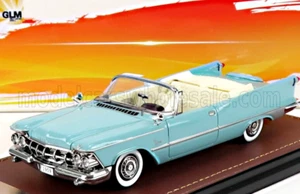 wonderful resin-modelcar CHRYSLER IMPERIAL CROWN CONVERTIBLE 1959 -blue- 1/43 - Picture 1 of 2