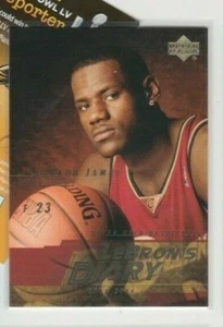 LEBRON JAMES '03-04 UPPER DECK LEBRON'S DIARY...ROOKIE YEAR INSERT LJ10...SWEET! - Picture 1 of 12