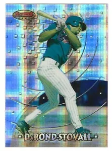 1997 Bowman's Best rifrattore atomico #160 DaRond Stovall Montreal Expos BV$5 - Foto 1 di 1