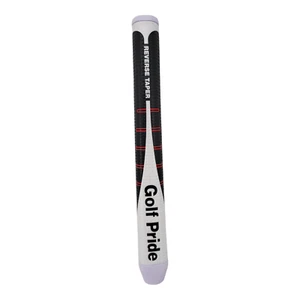 Golf Pride Reverse Taper Flat Medium Putter Grip Black Red White - Picture 1 of 6