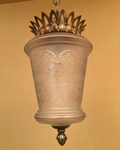 Vintage Lighting Hollywood Regency Pendant. More Available Cover