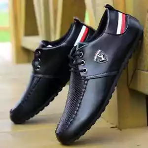 New Breathable Solid Color Slip Men Driving Shoes Spring And Autumn - Picture 1 of 8