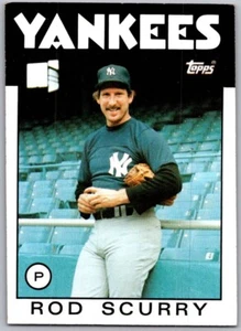 1986 Topps - #449 Rod Scurry - Picture 1 of 2