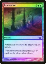 Evacuation FOIL 8th Edition PLD Blue Rare MAGIC THE GATHERING CARD ABUGames