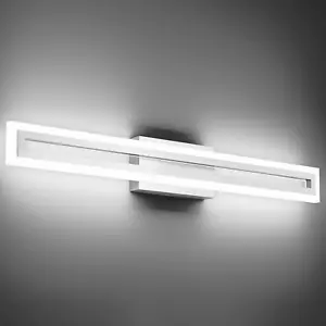 LED Vanity Light Bathroom Vanity Light31.8 Inch Bathroom Lights over Mirror 6000 - Picture 1 of 8