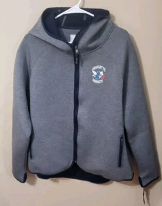 Touch by Alyssa Milano NBA Charlotte Hornets  Womans XL Zip Up Hoodie Gray Blue  - Picture 1 of 15