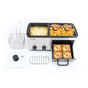 Newest 4 in 1 Hot Pot Electric with Grill and Frying Basket Independent Dual ... - Picture 1 of 6