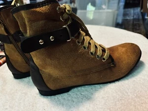 Nuevos botines de cuero/gamuza de REFRESH - Talla 8,5 - Caja 72 - Imagen 1 de 7