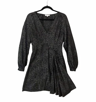 Vestido Equipment Mujer Alejandría Estampado Leopardo Mezcla Seda Mujer’s Talla 6 Foto 1 de 4