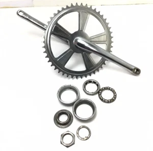 Guarnitura Mag Schwinn 1973 vintage 6,5" con staffa inferiore e pedivella - bella! - Foto 1 di 9