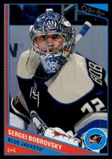 2013-14 O-Pee-Chee Black Rainbow Sergei Bobrovsky 046/100 Columbus Blue Jackets