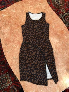 Balck And Brown RACHEL ROY ZIPPER DRESS SIZE S - Picture 1 of 6
