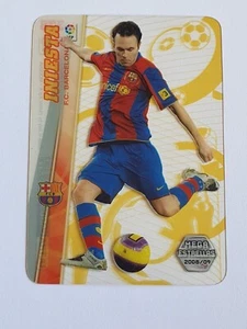 Andres Iniesta Mega Estrellas FC Barcelona #378 Panini Megacracks 2008-09 Insert - Picture 1 of 12