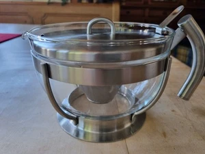 Tee Kanne Tee-Bereiter Glas Edelstahl - Bild 1 von 2