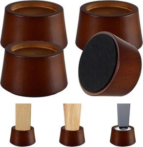 Furniture Raisers Bed Risers - 2 Inch Wooden Circle Heavy Duty Furniture - Picture 1 of 5