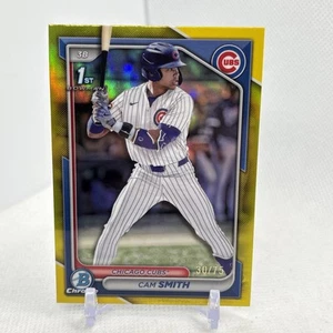 2024 Bowman Draft Chrome Yellow Refractor /75 Cam Smith #BDC-67 - Imagen 1 de 6