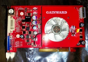 Nvidia 6600GT Gainward PowerPack Ultra/1960/1980 GDDR 3 AGP 8x 128MB - Picture 1 of 5