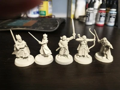 Games Workshop LOTR Wargame Elendil, Isildur, Theodan, Haldir, Gamling, Heroes  Foto 1 de 2