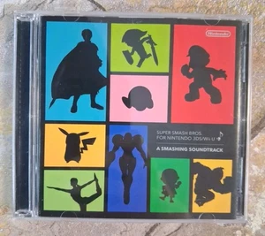 Super Smash Bros For Nintendo 3DS Wii U A Smashing Soundtrack CD *EXCELLENT* - Picture 1 of 10