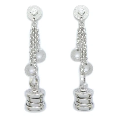 Pendientes BVLGARI B.zero1 elemento diamante oro blanco 18K /293417 Foto 1 de 4