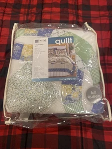 Trapunta Vintage JCPenny Home Collection Fede Nuziale di Linda 86" x 86" Completa/Regina - Foto 1 di 4