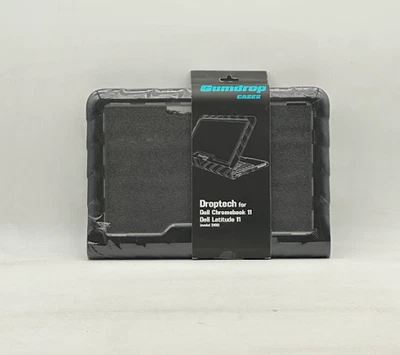 Gumdrop Case for Dell Chromebook 11 and Dell Latitude 11" 3180 - Black (New) - Image 1 of 4