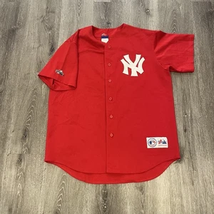 New York Yankees Majestic rot MLB genäht Trikot Größe Herren XL - Bild 1 von 6