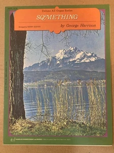 1972 BEATLE GEORGE HARRISON SOMETHING NOTEN ALLE ORGEL KLASSIKER LIEBESLIED - Bild 1 von 1