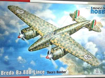 special hobby breda ba 88b lince duce's bomber scala 1/72 251478 - Immagine 1 di 2