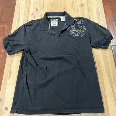 Polo Y2K Triple Five Soul para hombre talla grande cosido bordado Foto 1 de 4