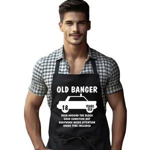 Delantal de cocina Old Banger 18 cumpleaños divertido regalo de coche para 18 años de cocina - Imagen 1 de 6