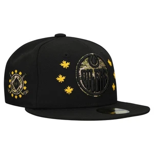 Men's New Era Black Edmonton Oilers Military Appreciation Digital Camo Stars - Picture 1 of 5