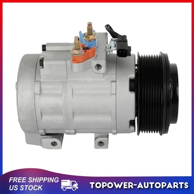 AC A/C Compressor Fits Ford F-450 6.7L 2011 2012 2013 2014 2015 2016 - Изображение 1 из 4