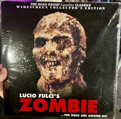 Lucio Fulci’s Zombie On Laserdisc. Roan Group Widescreen Sealed Unopened Horror - Image 1 of 2