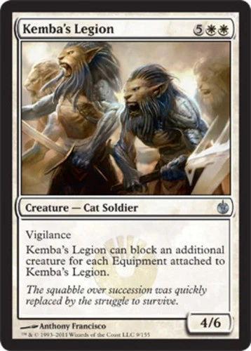 Kemba's Legion - Mirrodin Besieged #9/155 MTG Magic The Gathering - Image 1 of 1