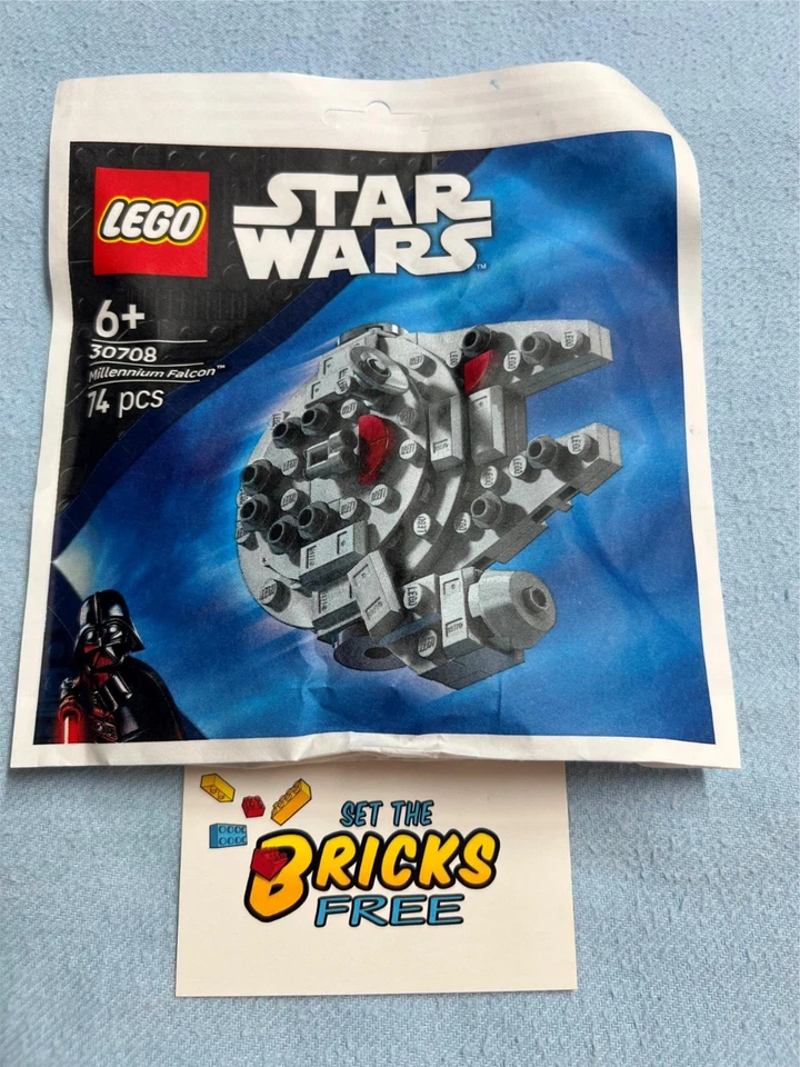 Lego Star Wars 30708 Millennium Falcon Paper Bag New/Sealed/Hard to Find - image 1 of 2