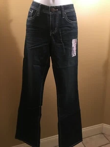 L.E.I. Juniors Bridget bootcut jeans with flap pockets long giovanna size 5 - Picture 1 of 5