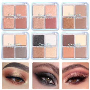 Cosmetic Design 4Color Matte Eyeshadow Palette Glitter Mineral Eye Shadow Pallet - Picture 1 of 8