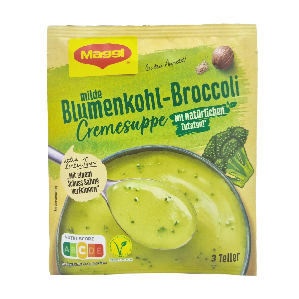 6x Confezioni Maggi Blumenkohl Broccoli Zuppa Cavolfiore-Broccoli Crema Zuppa - Immagine 1 di 1