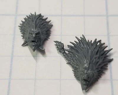 Warhammer 40k Lobos Espaciales Bits Wulfen Fang Cabezas Salvajes #26-27 Foto 1 de 3
